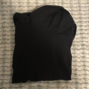 Black lululemon funnel neck sweatshirt
